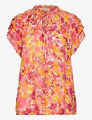 Part Two - SinnaPW BL - short-sleeved blouses - pink gradient print - 0