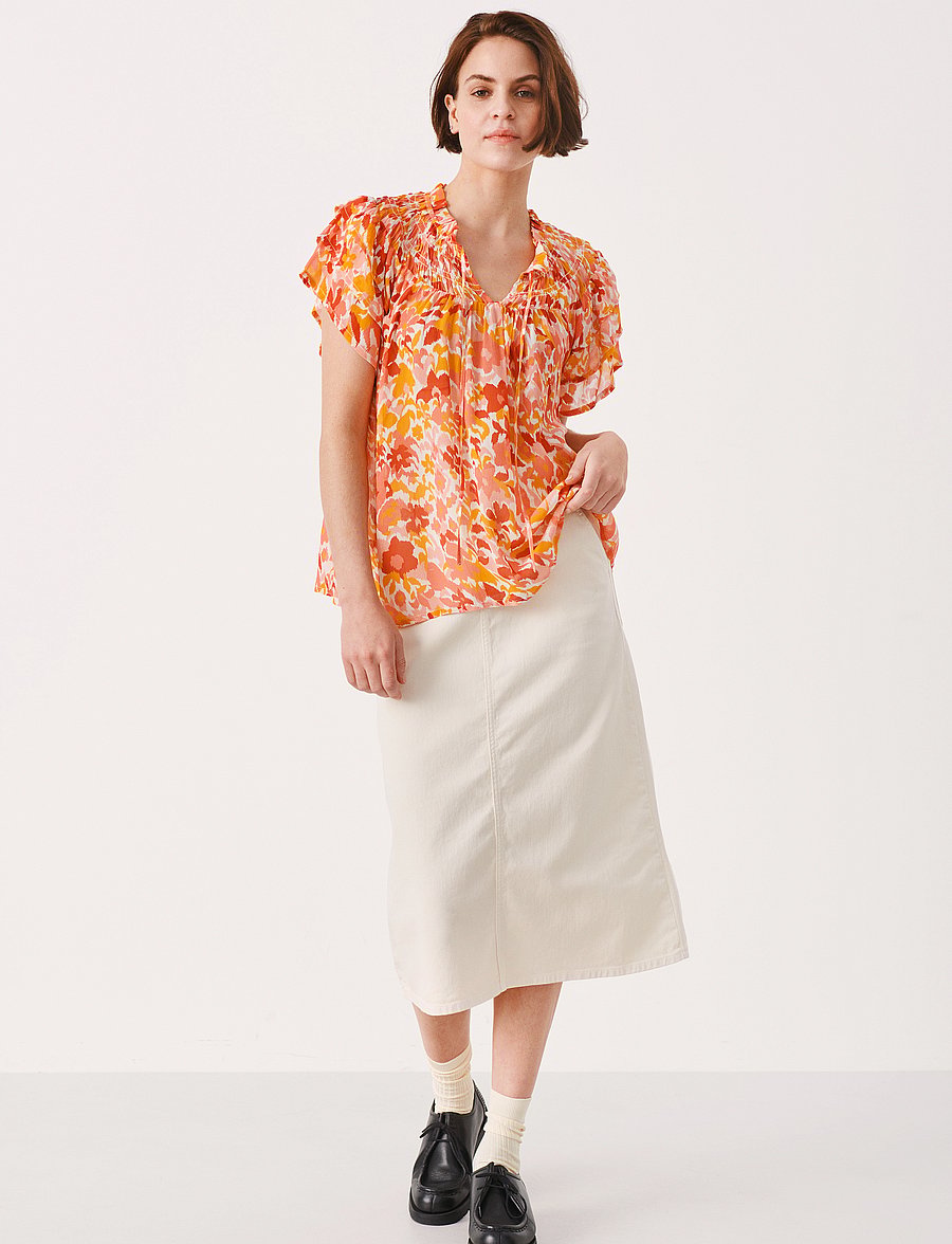 Part Two - SinnaPW BL - lyhythihaiset puserot - pink gradient print - 3
