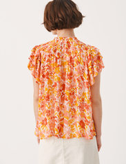 Part Two - SinnaPW BL - short-sleeved blouses - pink gradient print - 4