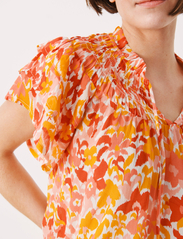 Part Two - SinnaPW BL - short-sleeved blouses - pink gradient print - 5