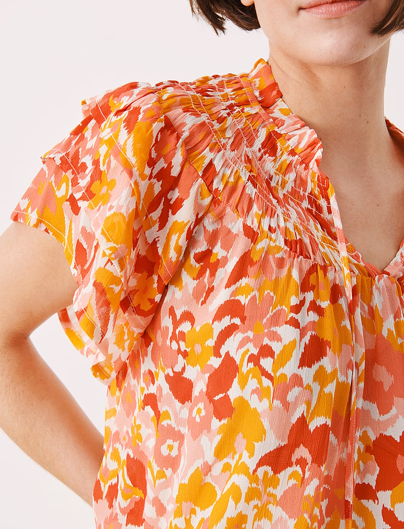Part Two - SinnaPW BL - kortærmede bluser - pink gradient print - 5