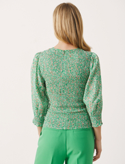 Part Two - SefikaPW BL - long-sleeved blouses - greenbriar leo print - 4