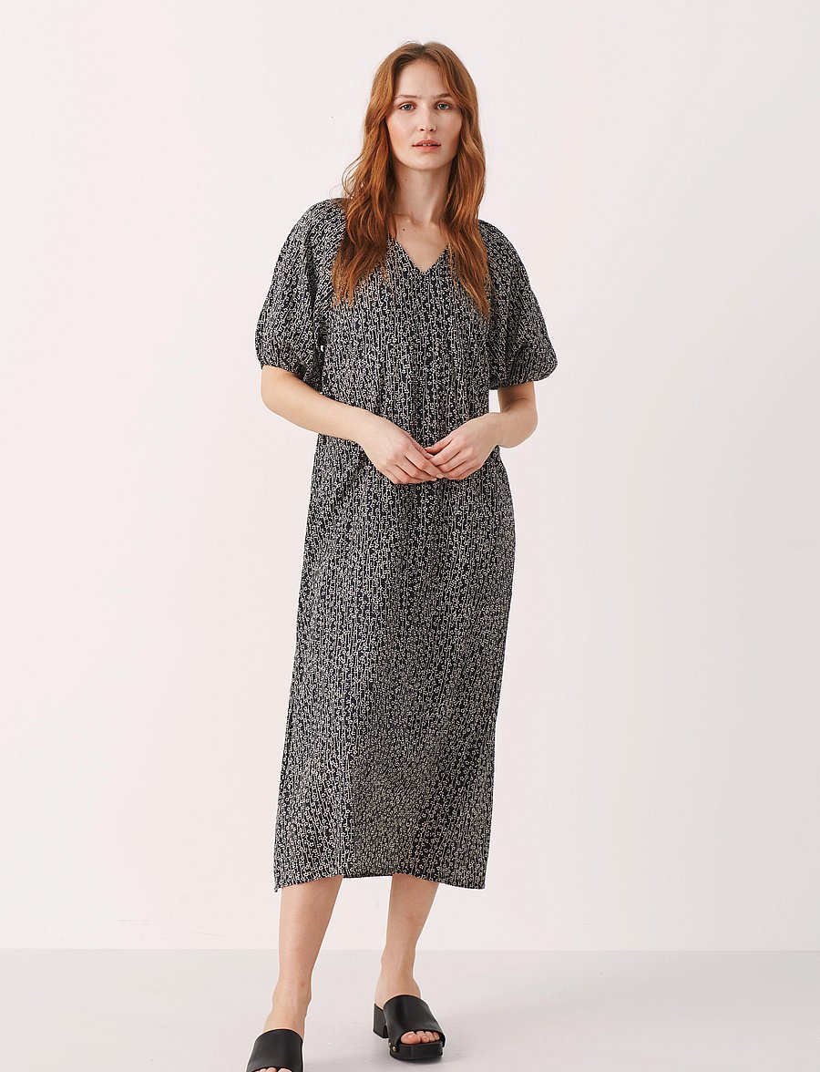 Part Two - SadePW DR - vasarinės suknelės - black japanese print - 3