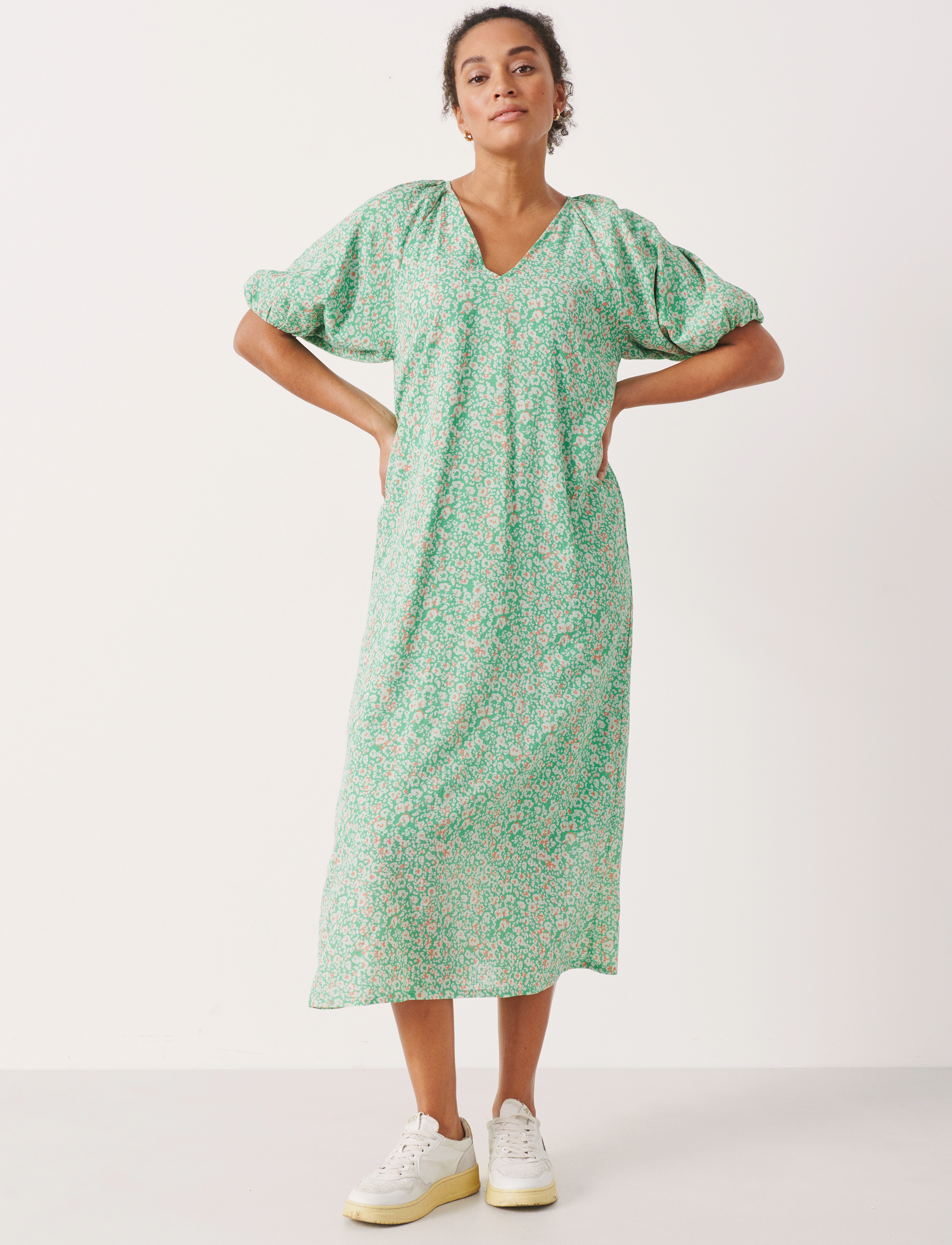 Part Two - SadePW DR - sommerkjoler - greenbriar leo print - 3