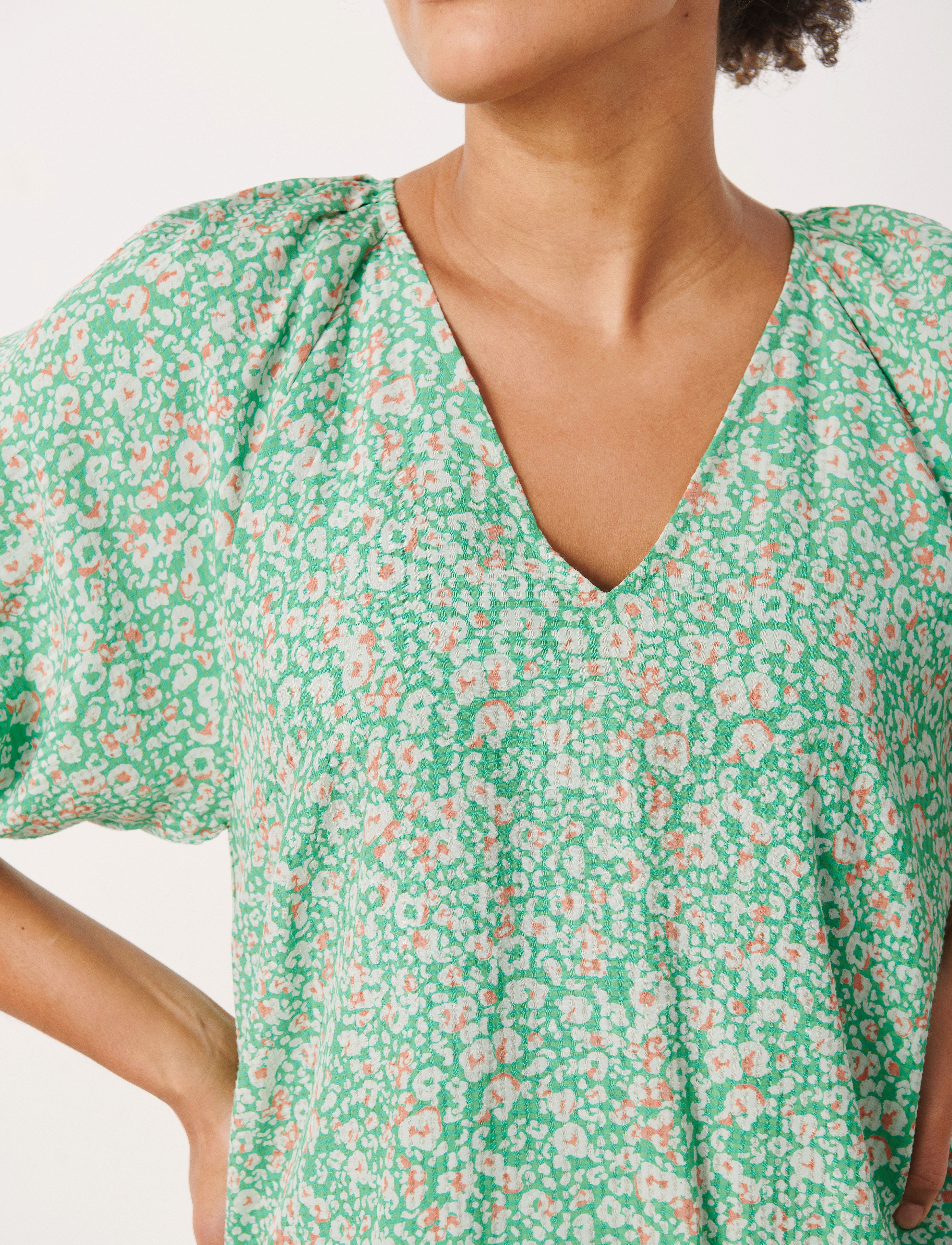 Part Two - SadePW DR - sommerkjoler - greenbriar leo print - 5