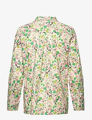 Part Two - SabellaPW SH - long-sleeved shirts - green flower print - 1