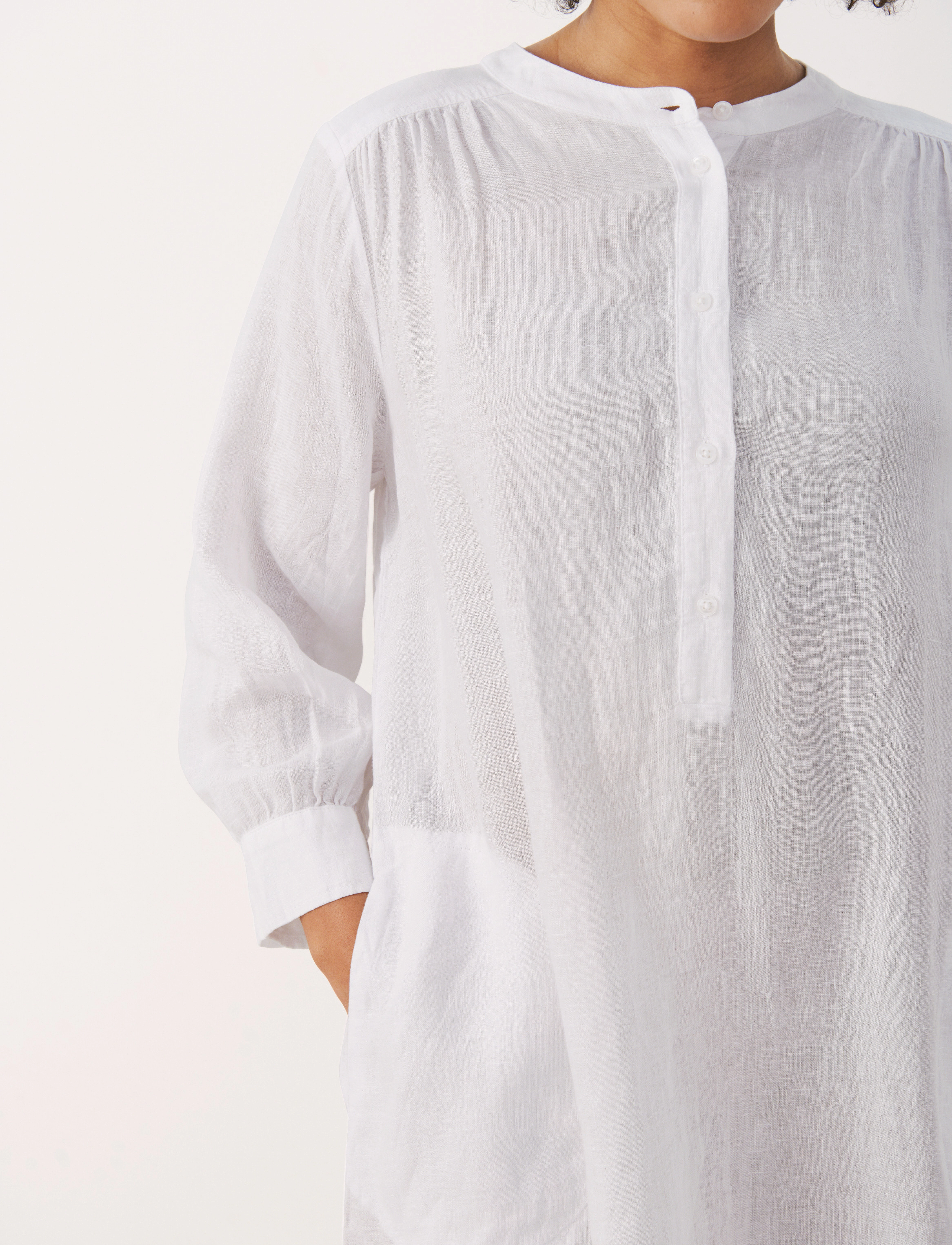 Part Two - AliaPW DR - midikleider - bright white - 5