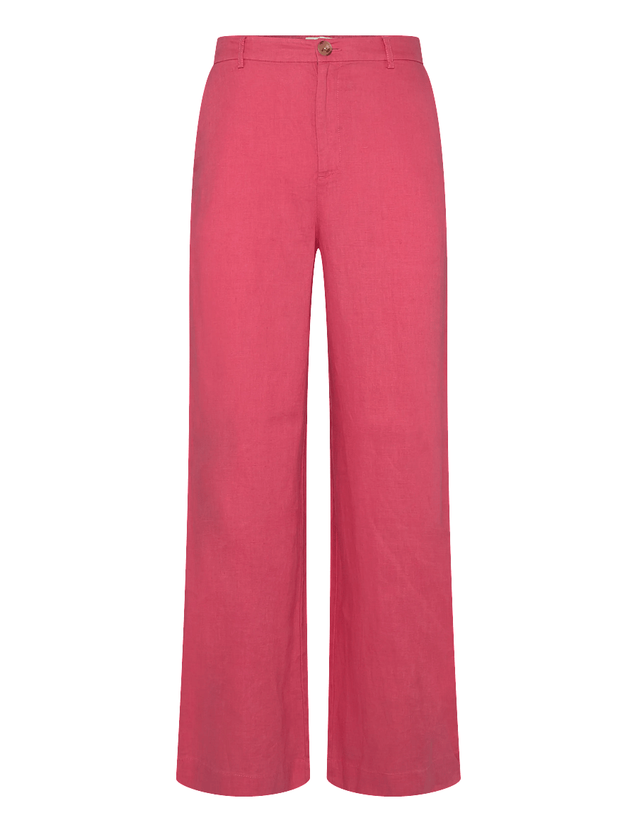 Part Two - NinnesPW PA - leinenhosen - claret red - 0
