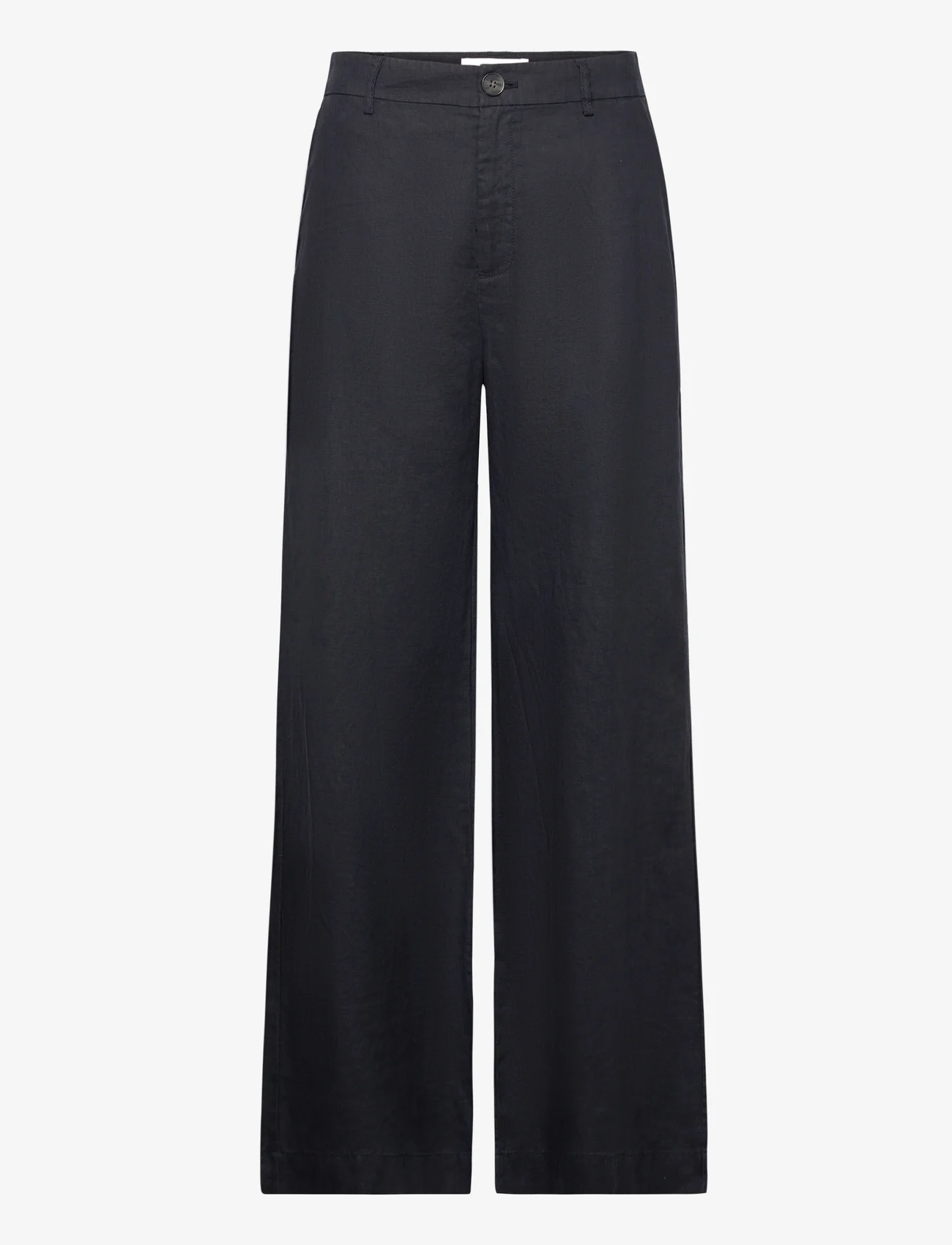 Part Two - NinnesPW PA - linen trousers - dark navy - 0