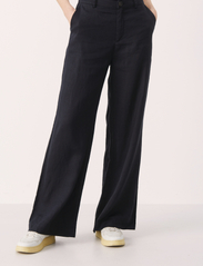 Part Two - NinnesPW PA - linen trousers - dark navy - 2
