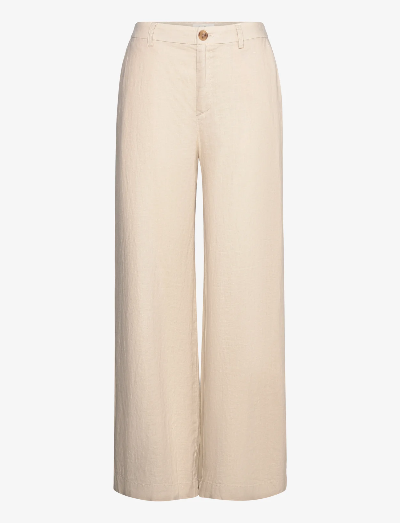 Part Two - NinnesPW PA - linen trousers - french oak - 0