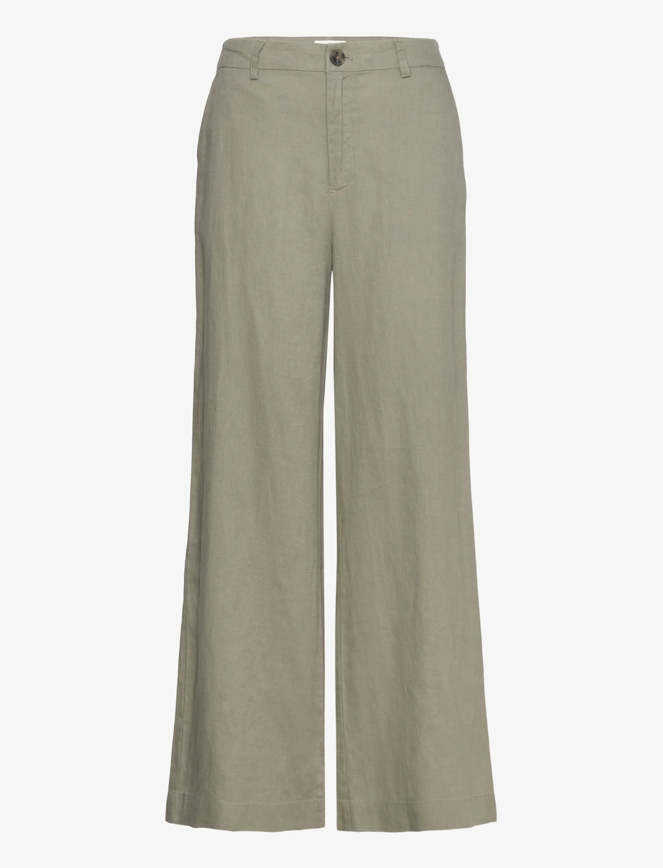Part Two - NinnesPW PA - linen trousers - vetiver - 0