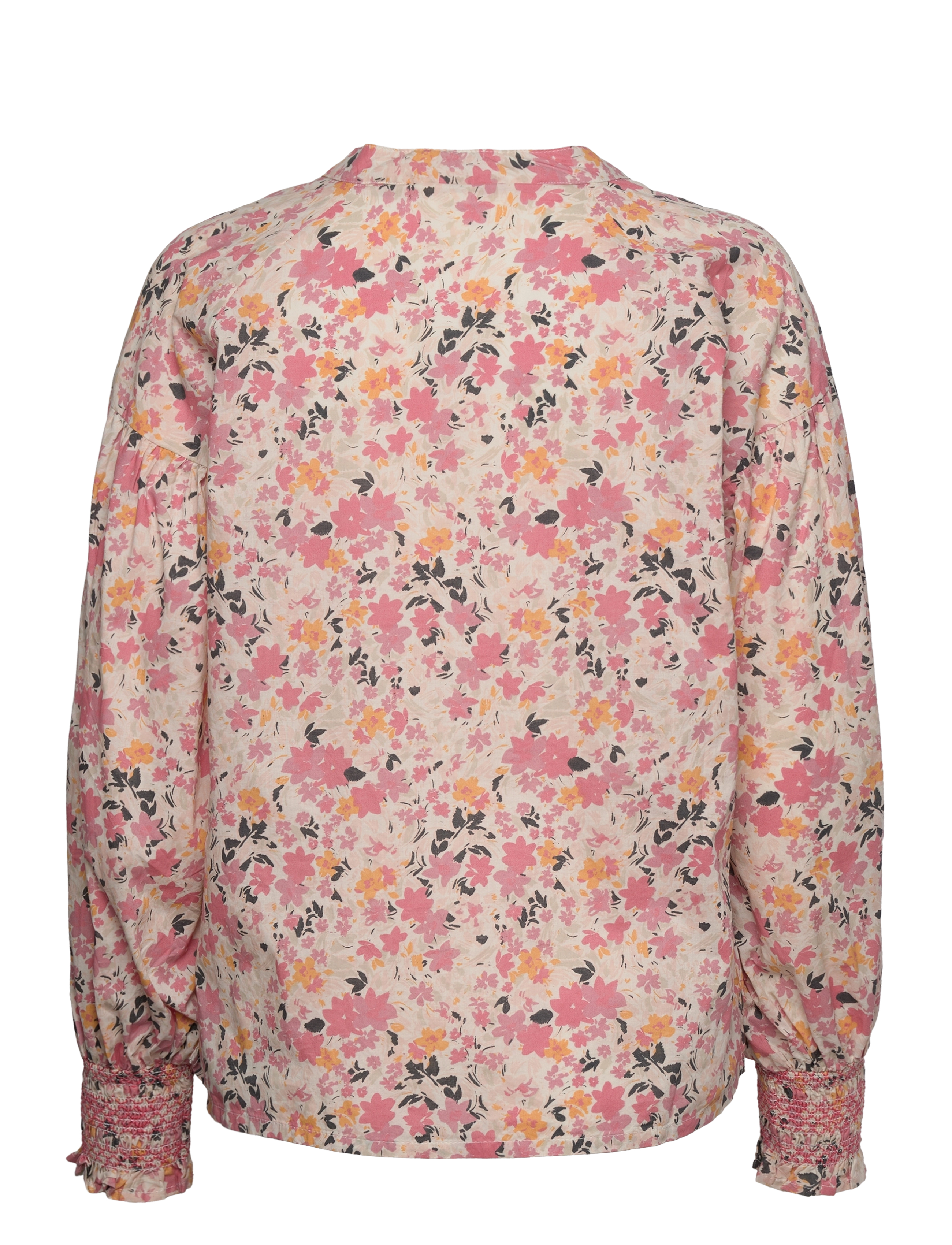 Part Two - NamisPW BL - langärmlige blusen - pink flower print - 2