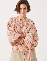 Part Two - NamisPW BL - long-sleeved blouses - pink flower print - 2