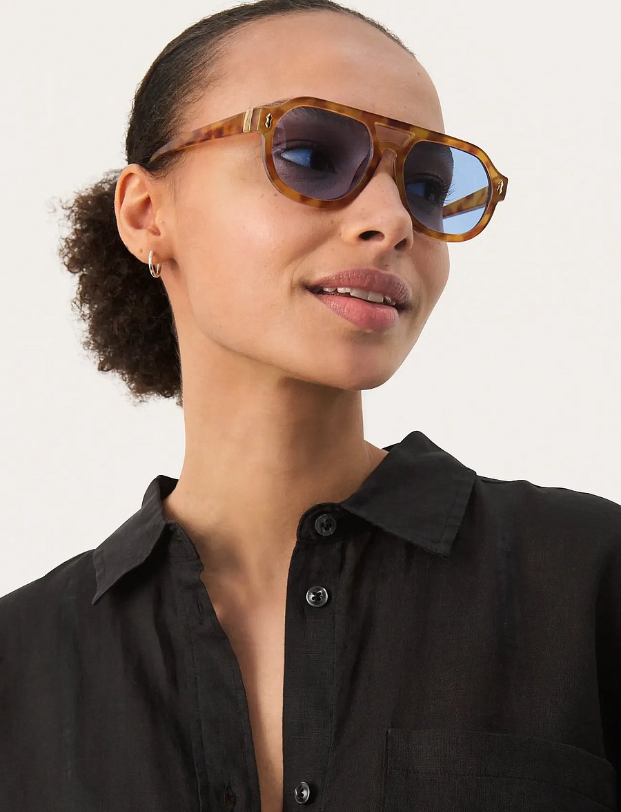 Part Two - AnellPW SG - pilot - tortoise shell, blue lens - 3
