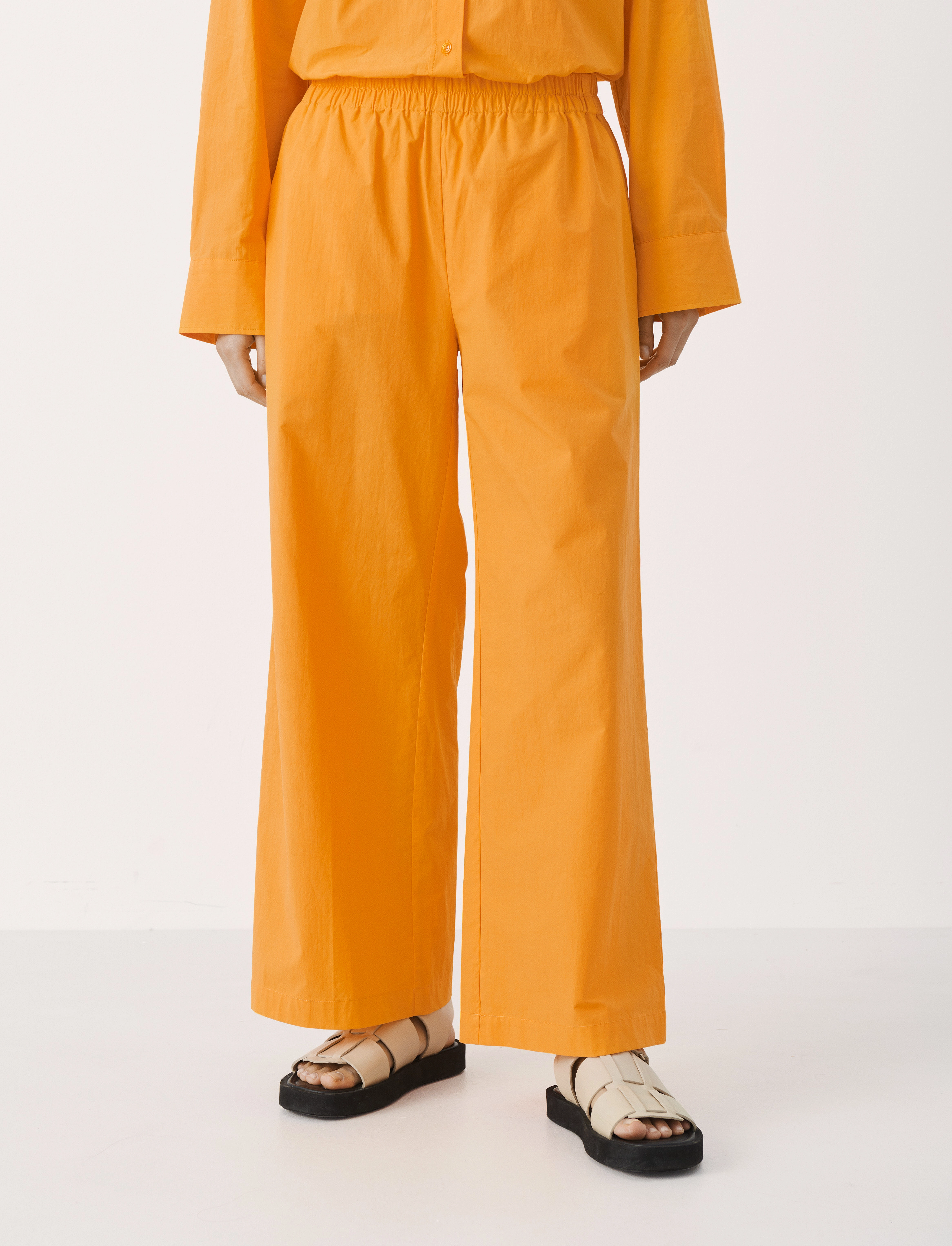 Part Two Aishapw Pa, 32, Trousers, Orange - Wide Leg, Frauen
