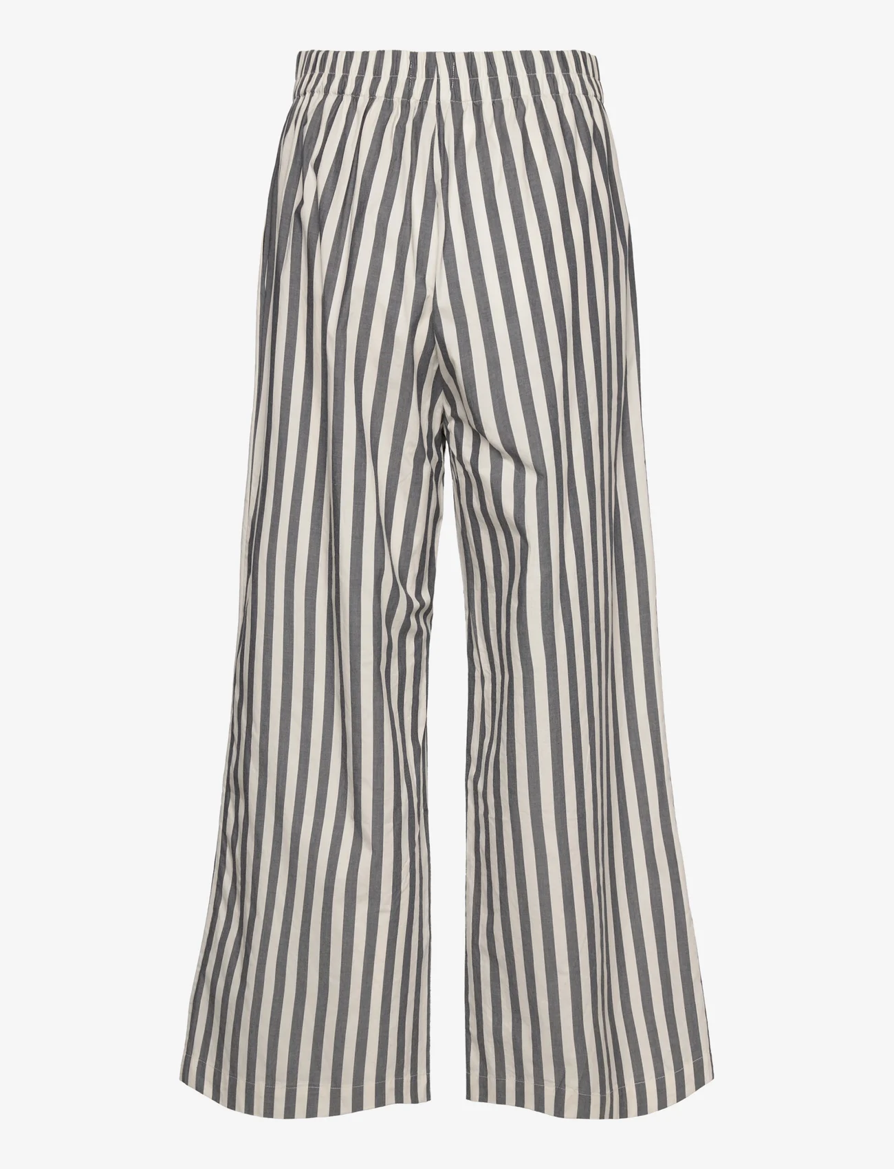 Part Two - AishaPW PA - wide leg trousers - midnight navy stripe - 1