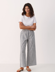 Part Two - AishaPW PA - wide leg trousers - midnight navy stripe - 2