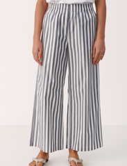 Part Two - AishaPW PA - wide leg trousers - midnight navy stripe - 3