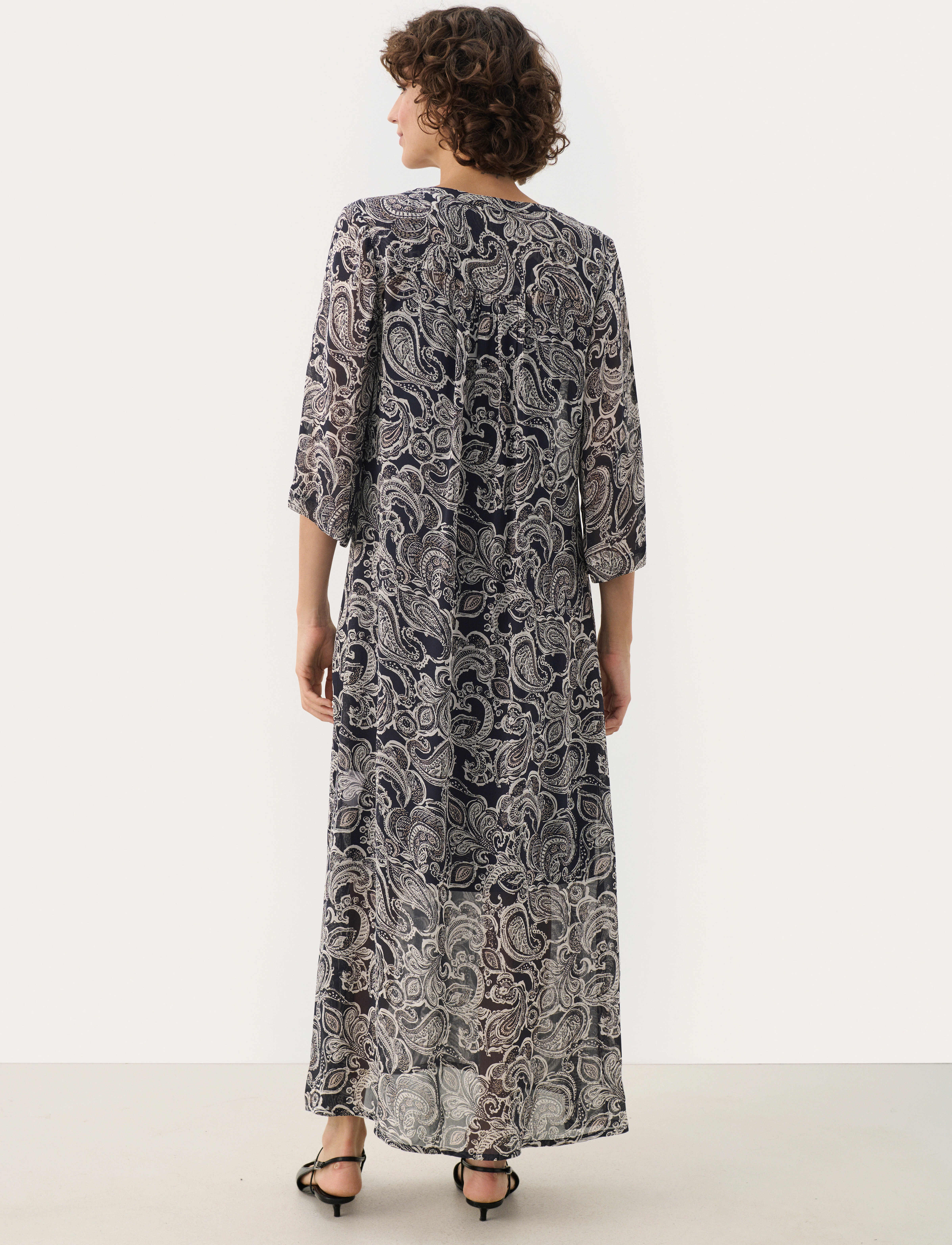 Part Two - BeritPW DR - midi dresses - after midnight paisley print - 4