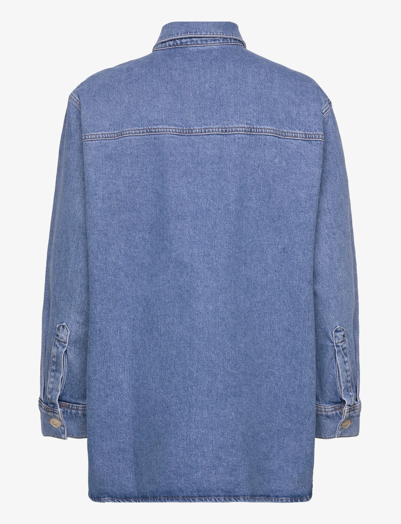 Part Two - BerraPW SH - langærmede skjorter - light blue denim - 1