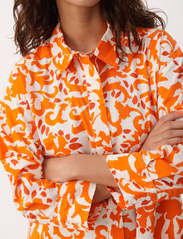 Part Two - BrynhildPW DR - skjortekjoler - mandarin orange ornament - 5