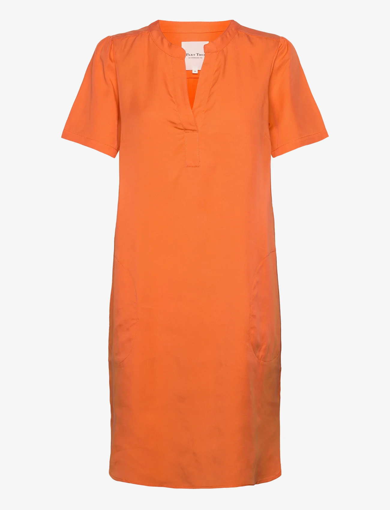 Part Two - AminasePW DR - midi kjoler - mandarin orange - 1
