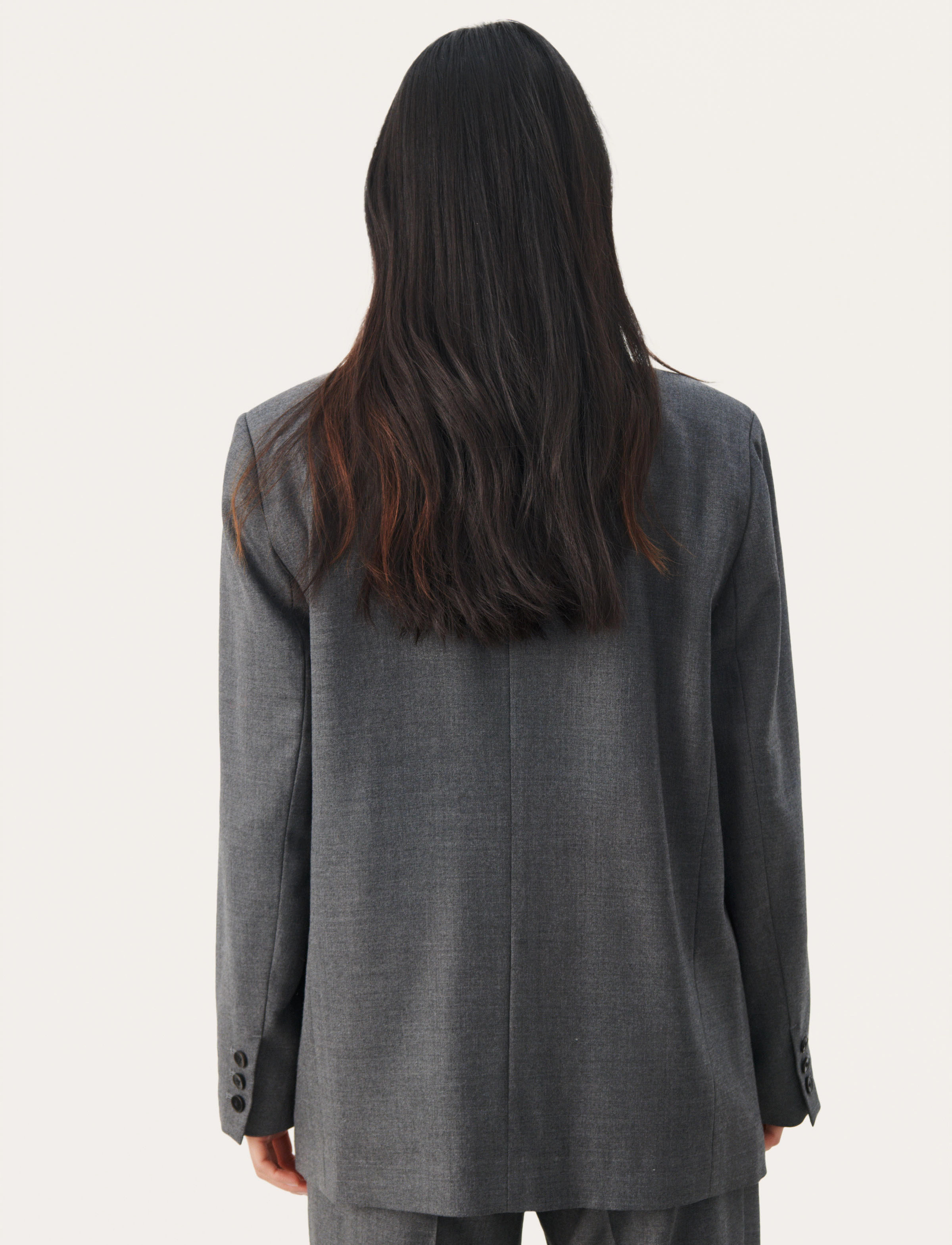 Part Two - CharminePW BZ - gray flannel melange - 4