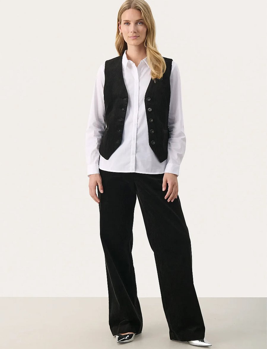Part Two - ClarissePW PA - wide leg trousers - black - 4