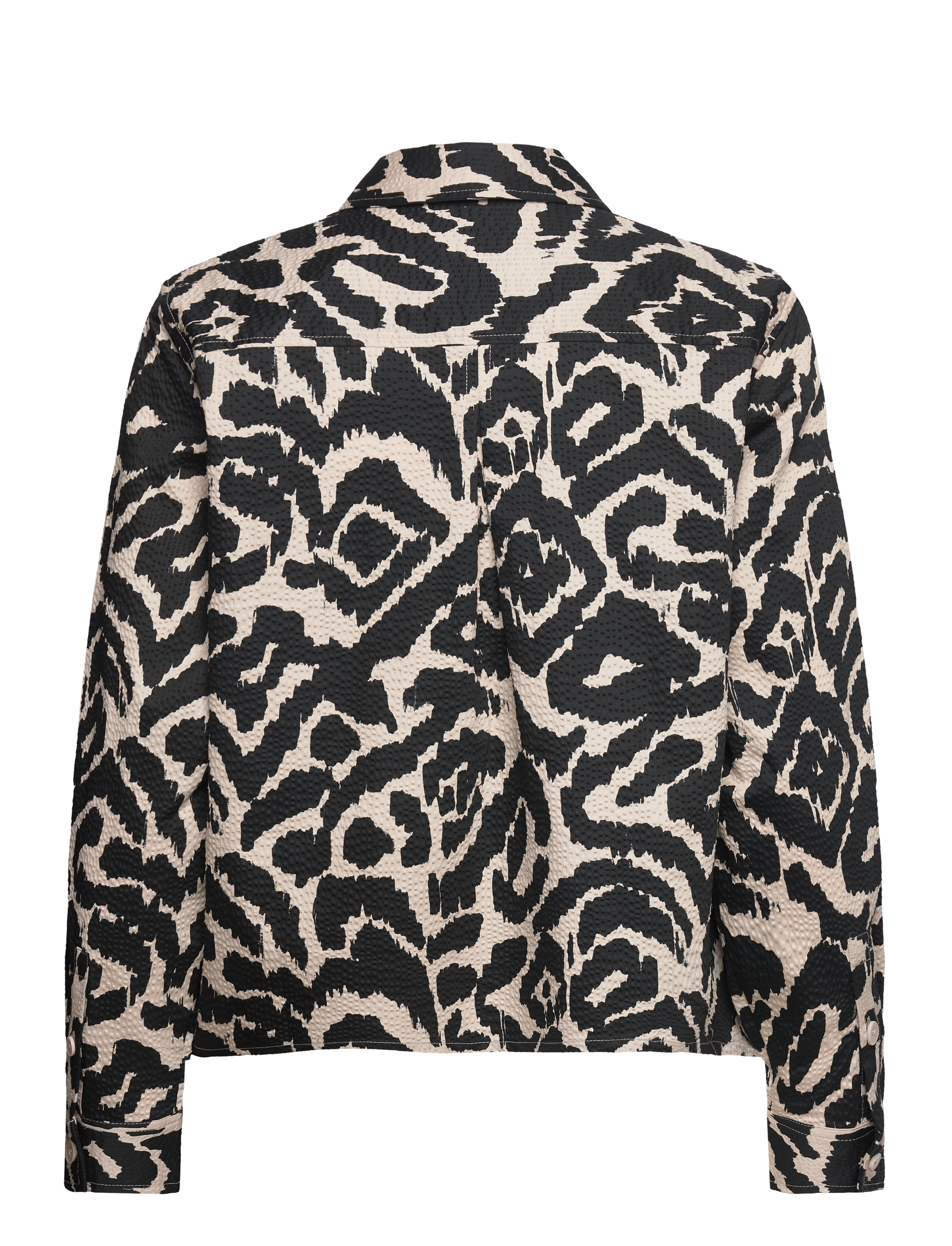 Part Two - CamishaPW SH - langärmlige hemden - black blurred leo print - 2