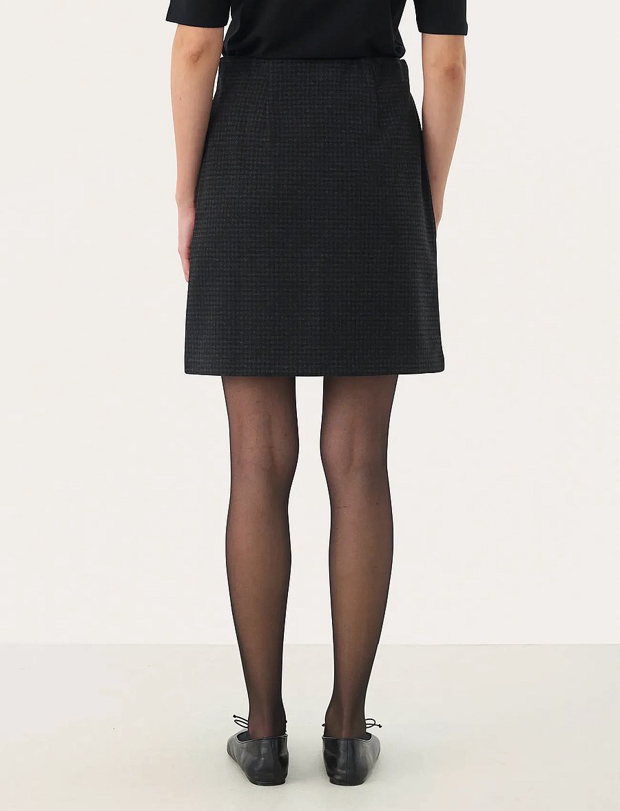 Part Two - CorinnePW Skirt - miniseelikud - dark grey check - 4