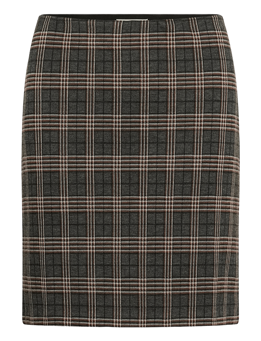 Part Two - CorinnePW Skirt - short skirts - grey big check - 1