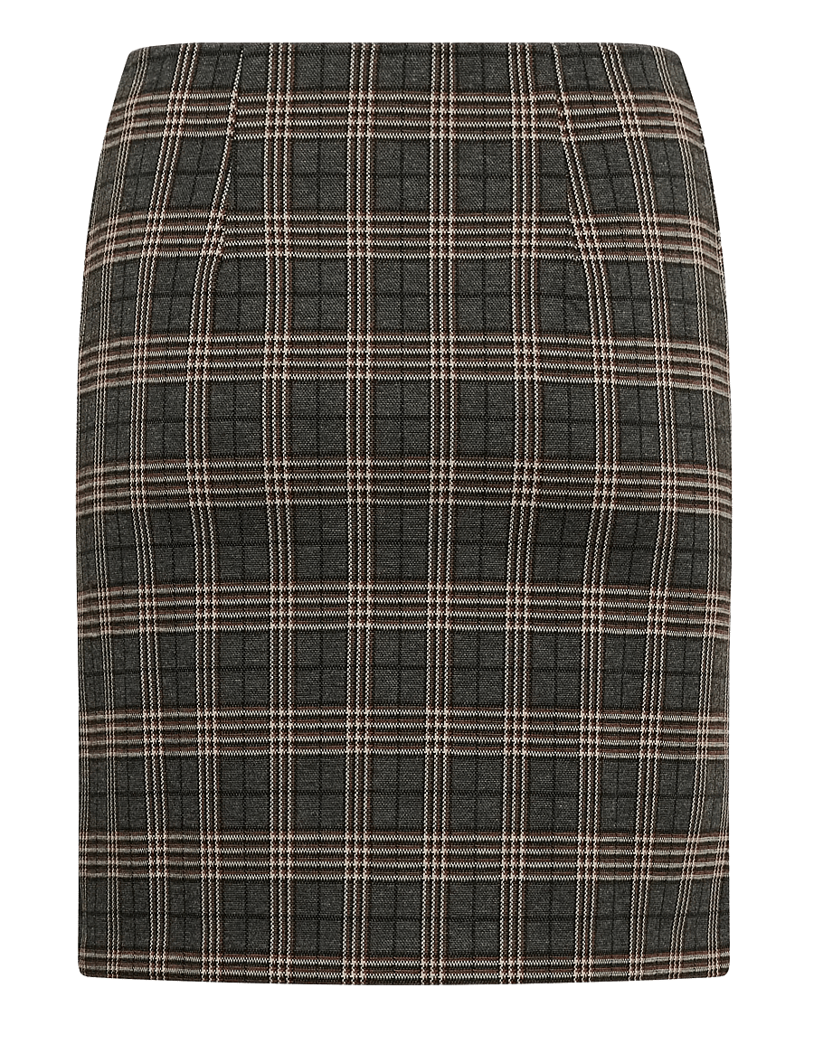Part Two - CorinnePW Skirt - short skirts - grey big check - 2