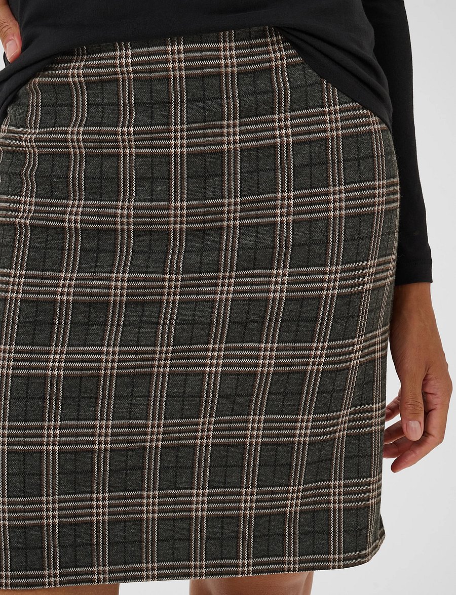 Part Two - CorinnePW Skirt - short skirts - grey big check - 4