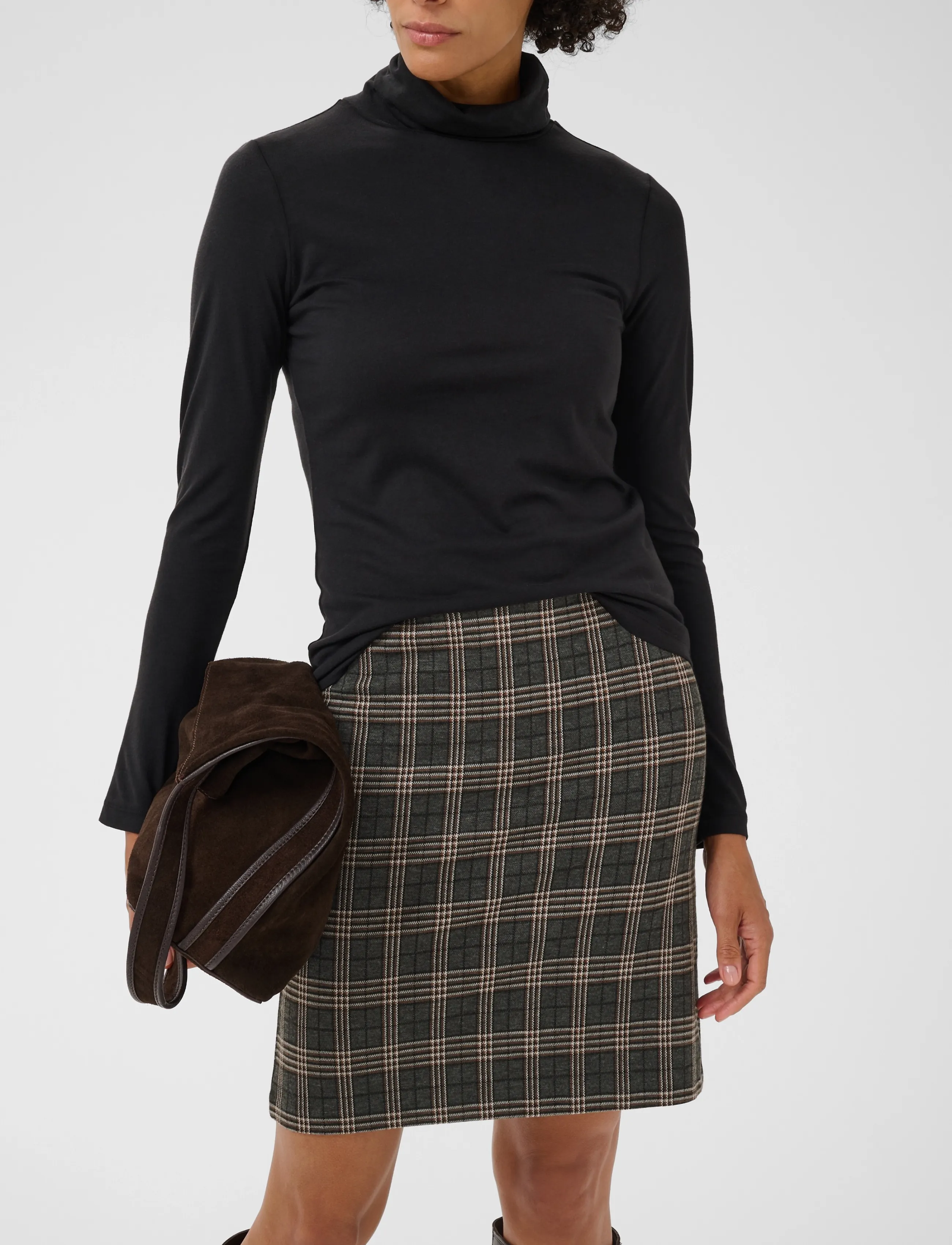 Part Two - CorinnePW Skirt - kurze röcke - grey big check - 5