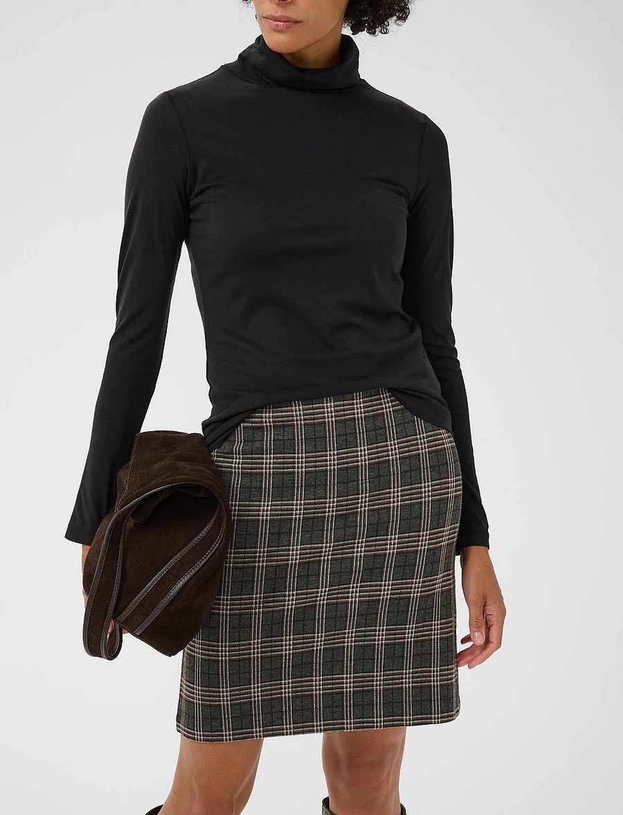 Part Two - CorinnePW Skirt - short skirts - grey big check - 5