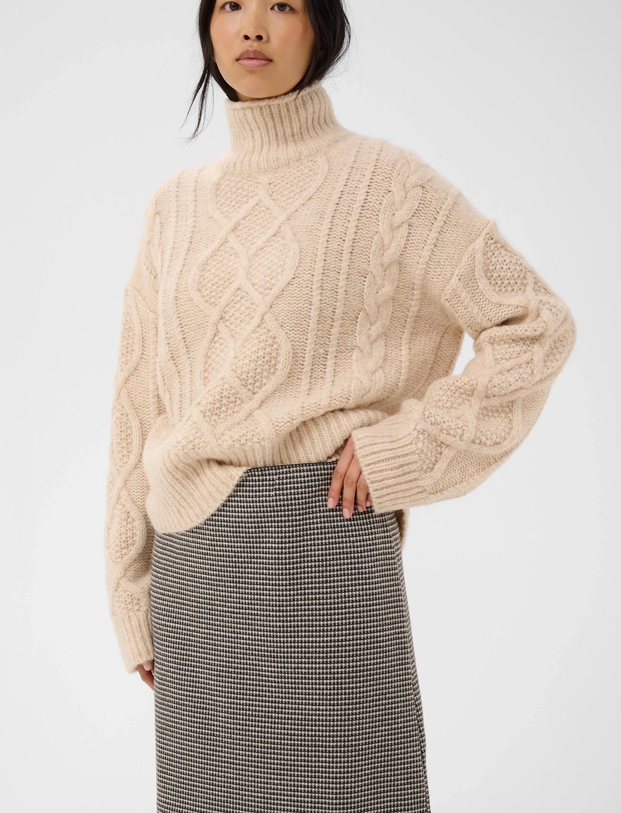 Part Two - CorinnePW Skirt - short skirts - small check - 5