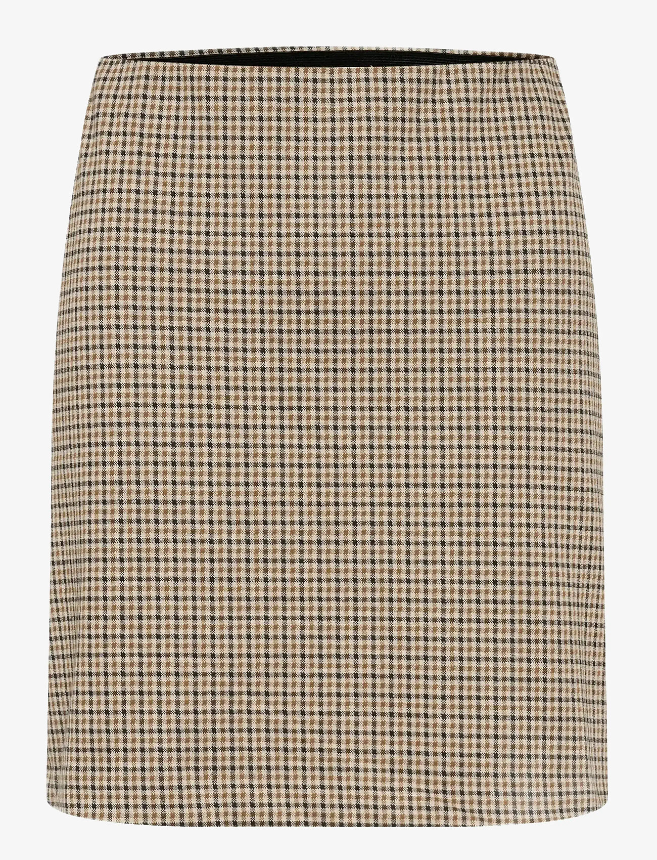 Part Two - CorinnePW SK - korta kjolar - toasted coconut check - 1