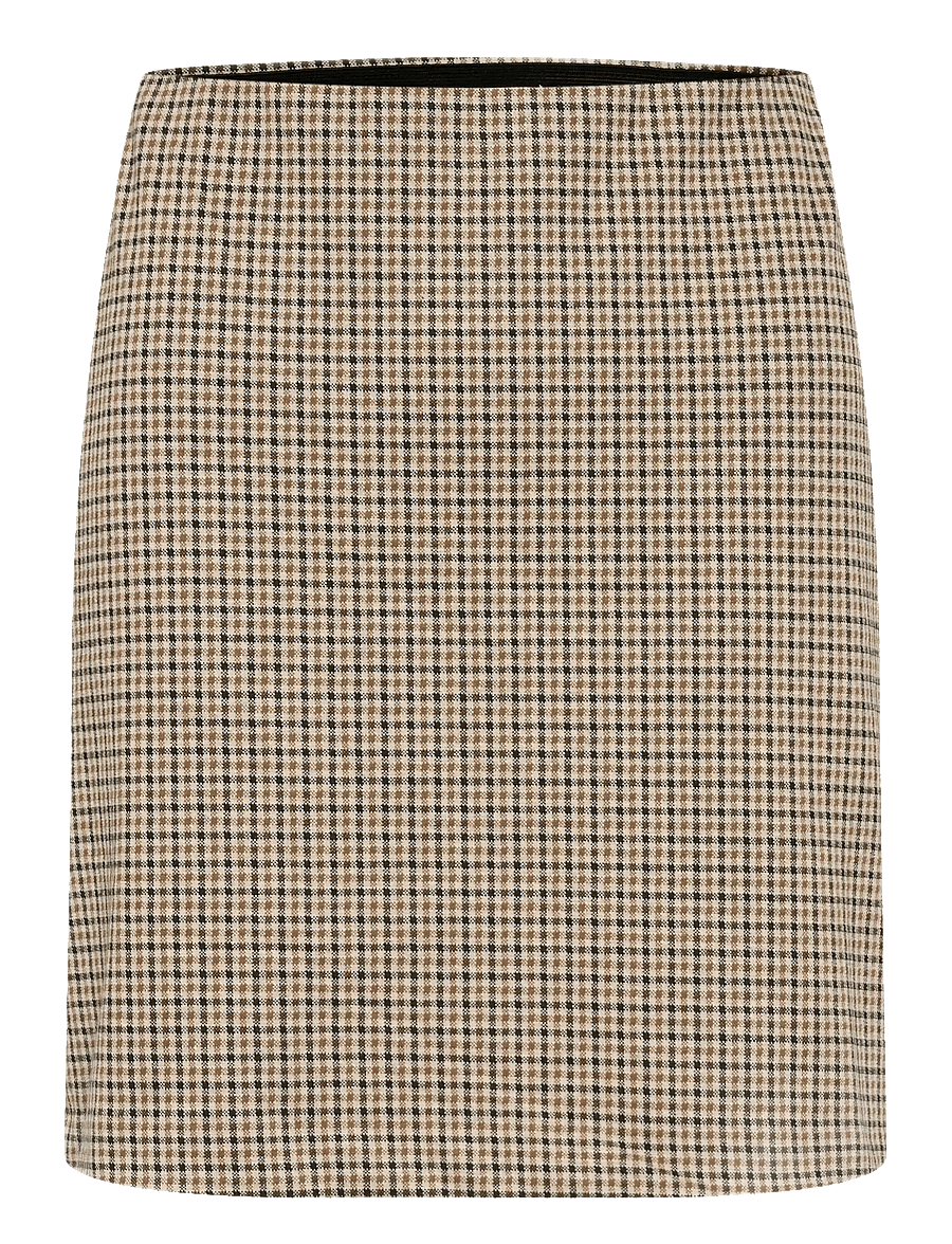Part Two - CorinnePW Skirt - korte nederdele - toasted coconut check - 1