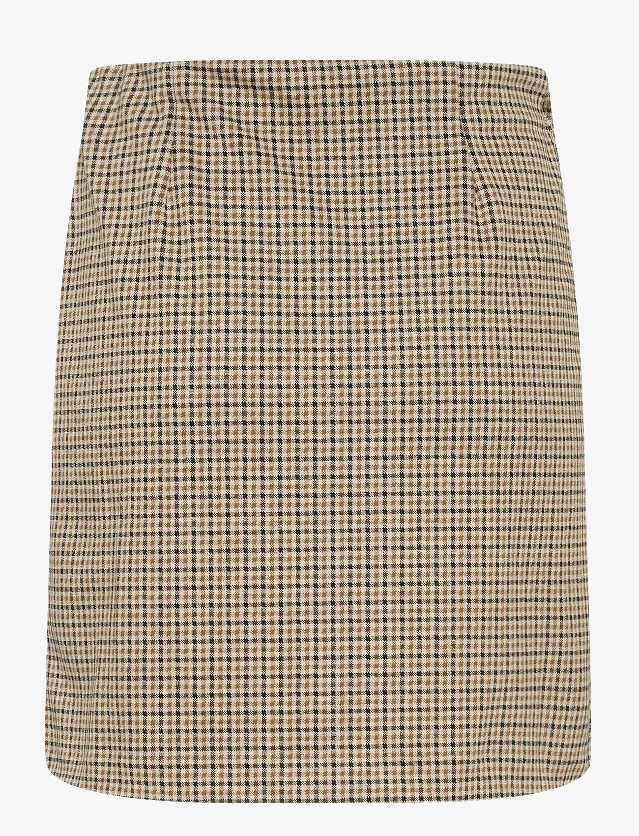Part Two - CorinnePW SK - korta kjolar - toasted coconut check - 2
