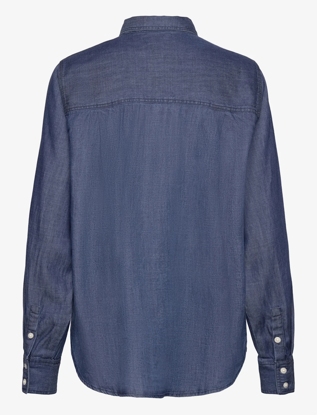 Part Two - BariPW SH - džinsiniai marškiniai - dark vintage denim - 1