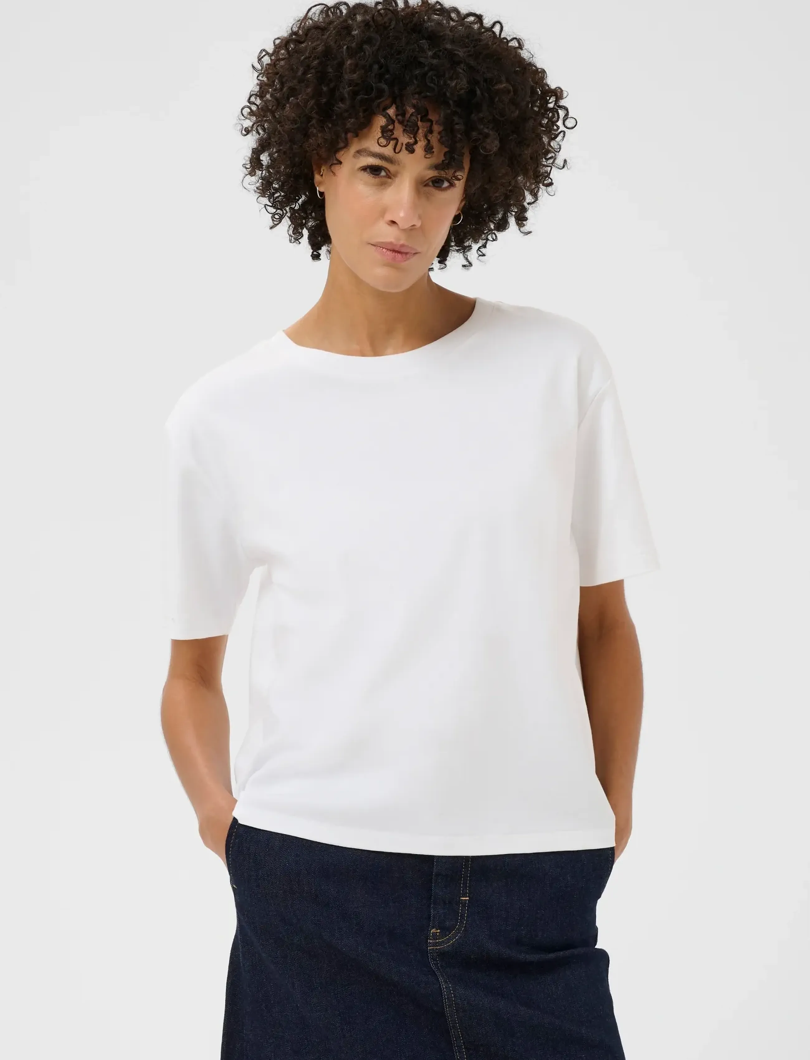 Part Two AnnePW TShirt - T-särgid ja alussärgid - BRIGHT WHITE / white