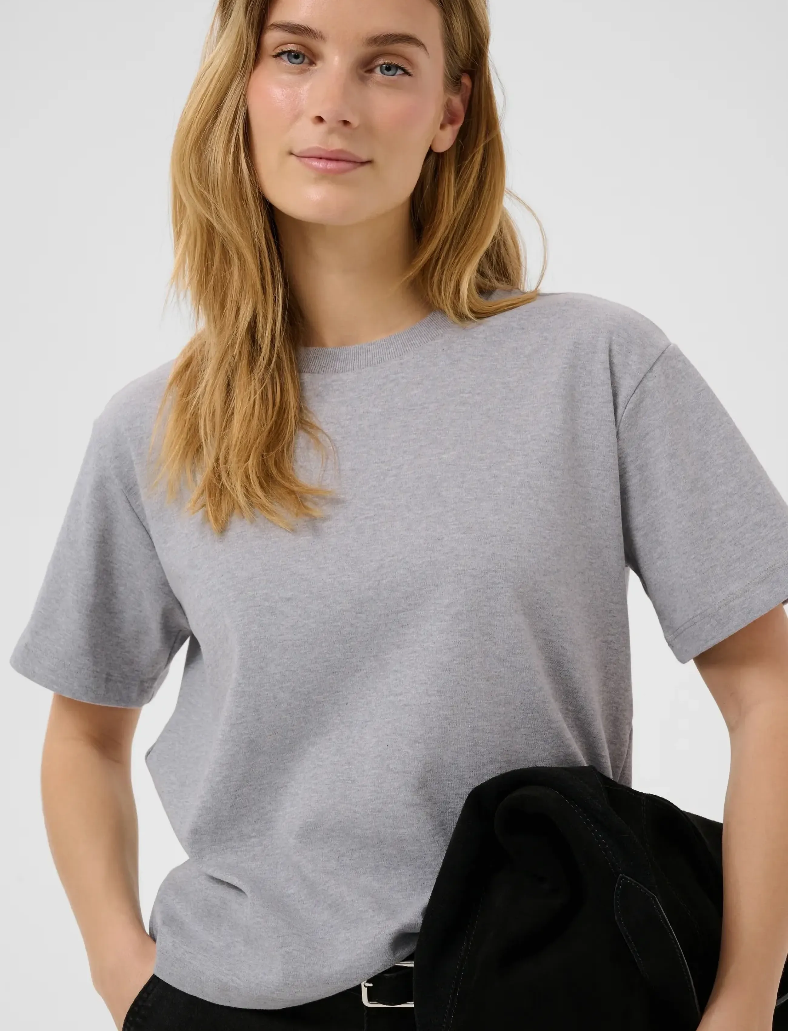 Part Two - AnnePW TShirt - madalaimad hinnad - medium grey melange - 5