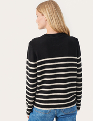 Part Two - CarolynPW PU - sweaters - black stripe - 3