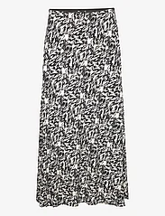Part Two - RinPW SK - midi skirts - black texture print - 0