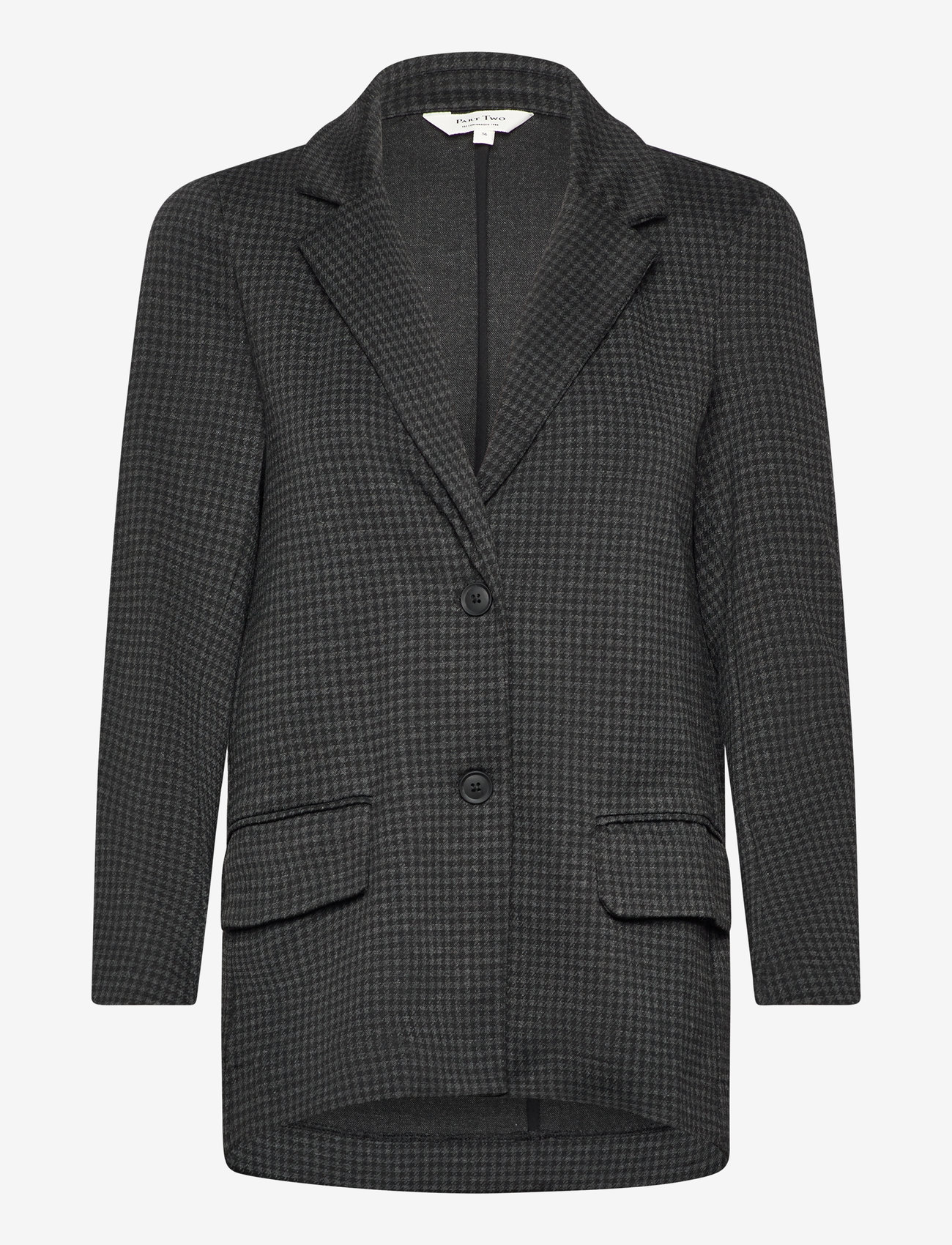 Part Two - VictorianaPW BZ - Ühes joones nööpidega bleiserid - dark grey check - 0