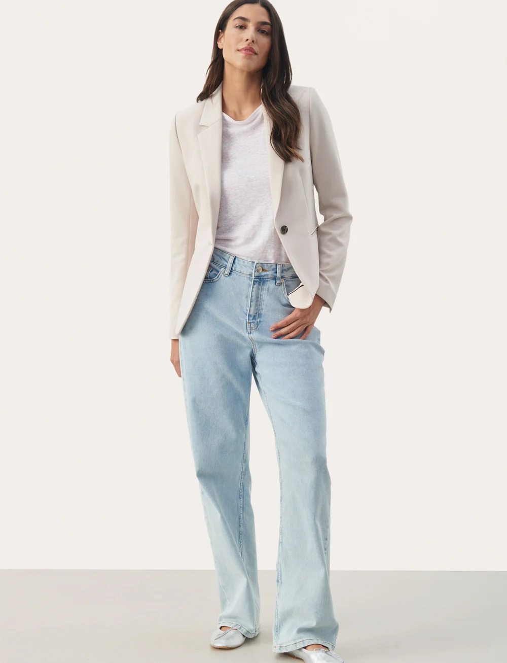 Part Two - TaylorrPW BZ - enkelknäppta kavajer - french oak - 3