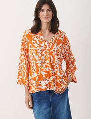 Part Two - BjarkanPW BL - long-sleeved blouses - mandarin orange ornament - 2