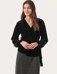 Part Two - DaniaPW BL - long-sleeved blouses - black - 1