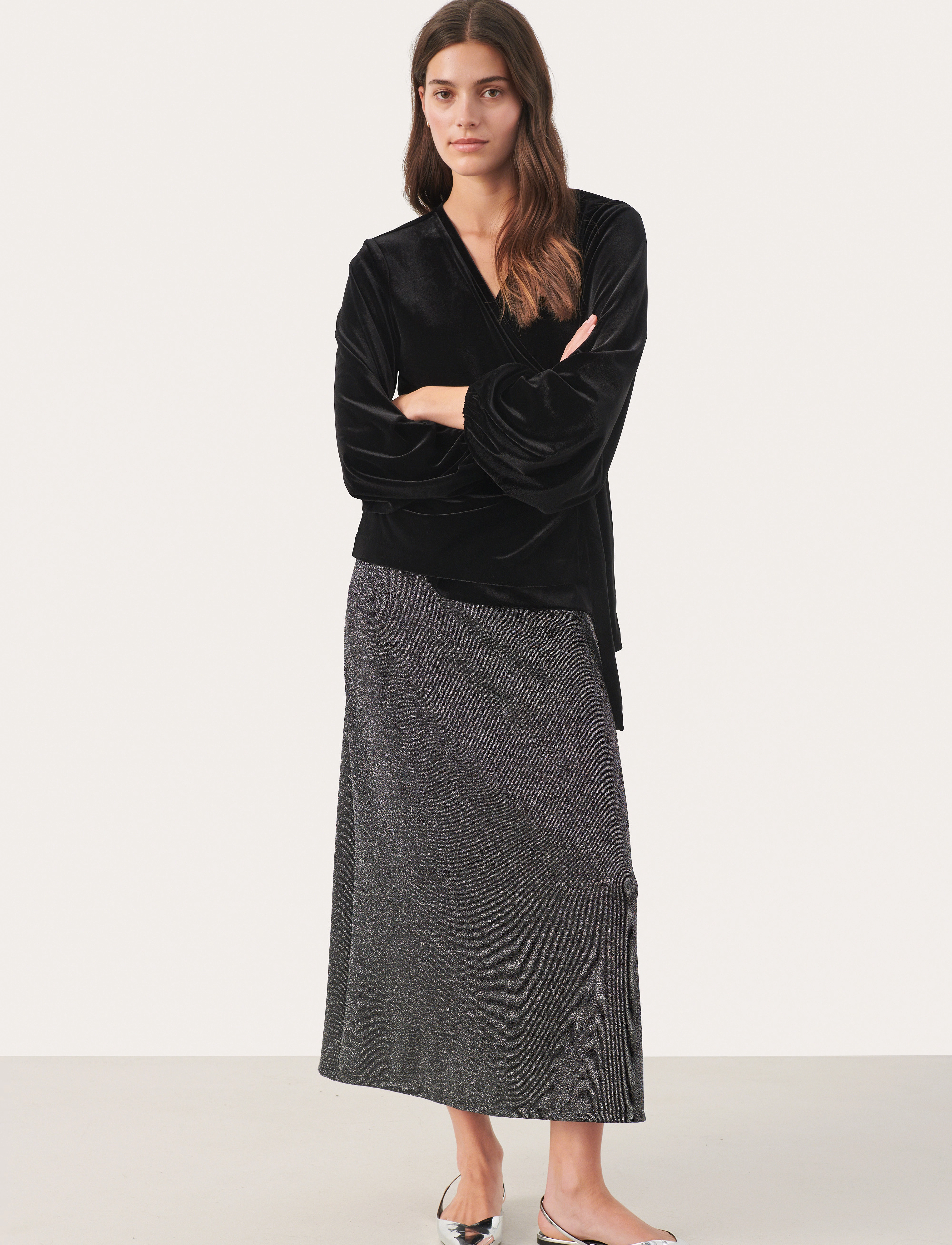 Part Two - DaniaPW BL - long-sleeved blouses - black - 4